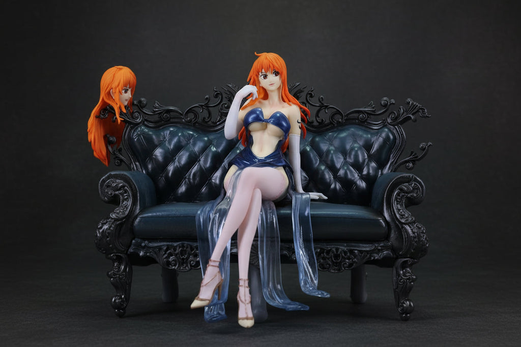 One Piece Nami Elegance on the Sofa Action Figure Collectible 20 cm