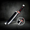 Tanjiro Fire Blade Wooden Katana 42 cm With Stand (Demon Slayer)