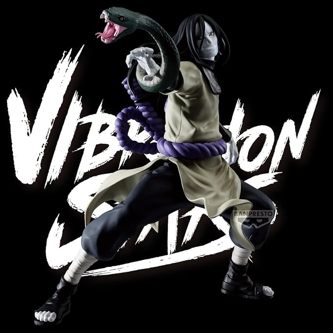 Banpresto Naruto Shippuden Vibration Stars - Orochimaru Figure Official Anime Collectible Premium PVC Action Figure