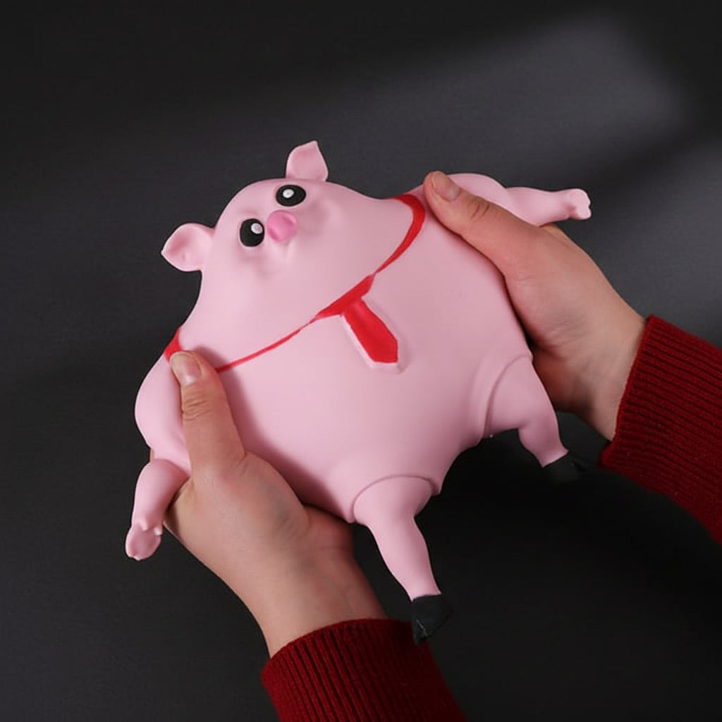 Mr. Pig Squishy Elastic Stress Relief and Fun Fidget Toy [Limited Edition]