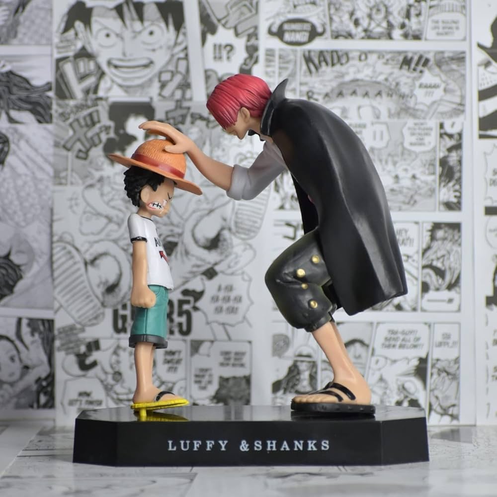 One Piece: Luffy and Shanks 19cm - Action Figure