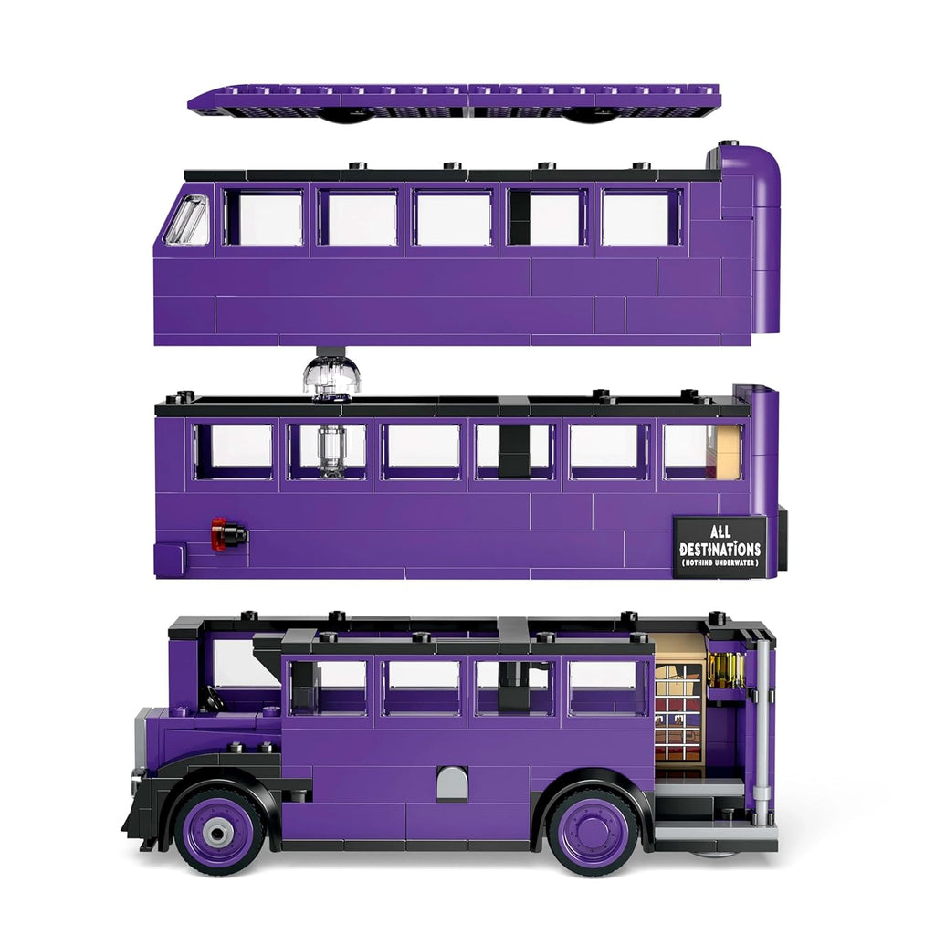 Harry Potter Knight Bus Adventure, Magic Vehicle Building Blocks Set Toy (Boxed)