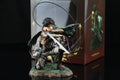 Levi Ackerman Fortitude Sitting AOT Action Figure 17 cm