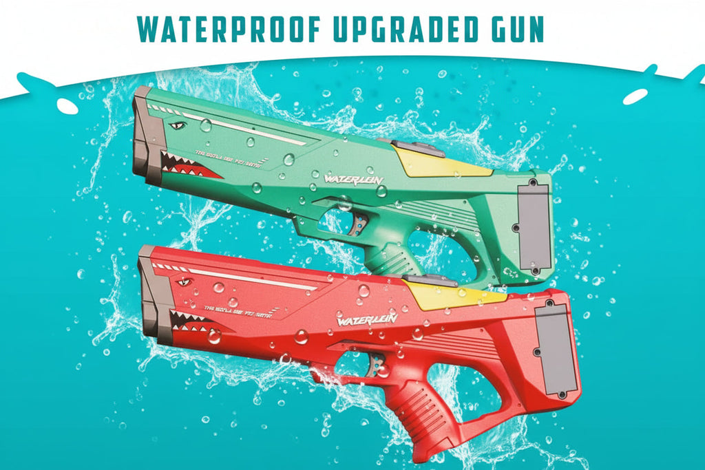 Automatic Electric Water Gun Water Soaker Squirt Guns, Water Blaster Guns, Summer Beach Pool Outdoor Outside Water Toys- for Kids Adults (Random Color)