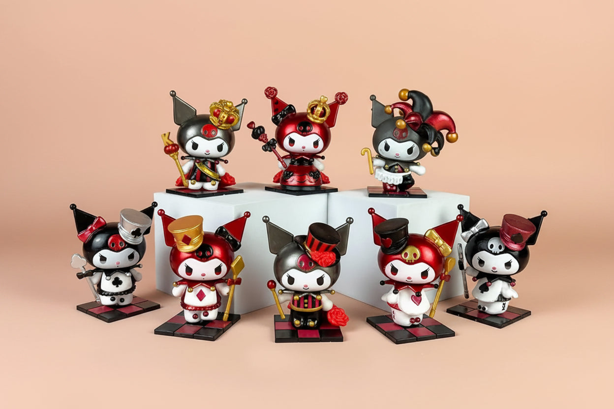 Sanliou Kuromi Poker Kingdom Mini Figure Set 8pcs