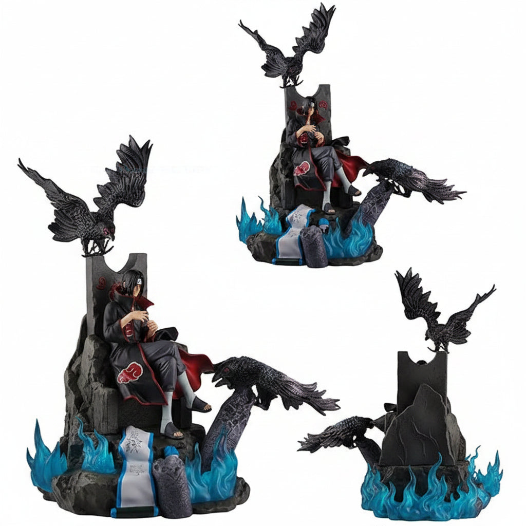 Giant Itachi Crow Sitting On Bloody Chair Premium Action Figure [Limited Edition]