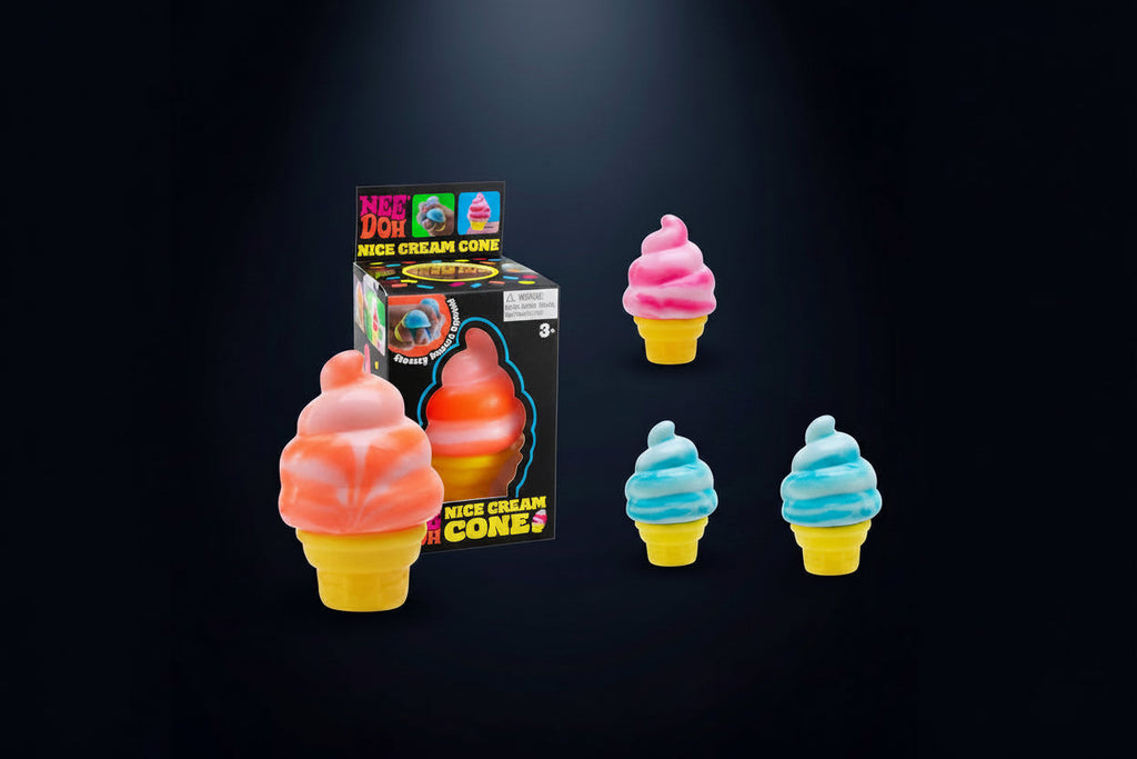 Ice Cream Squeeze Cone Squishy Toy Slow Rising Sensory Fidget Toy for Anxiety Relief
