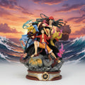 Three Captains” Collectible Statue — Luffy, Law & Kid Wano Country Arc Figure 20cm