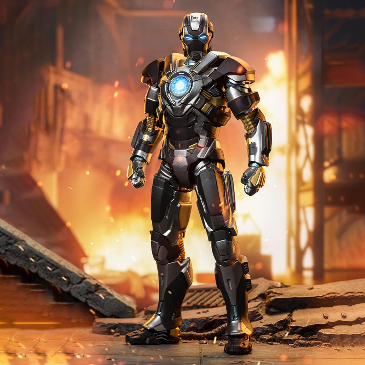 ZD Toys Non-Luminous Iron Man MK24 Action Figure (Limited Edition)