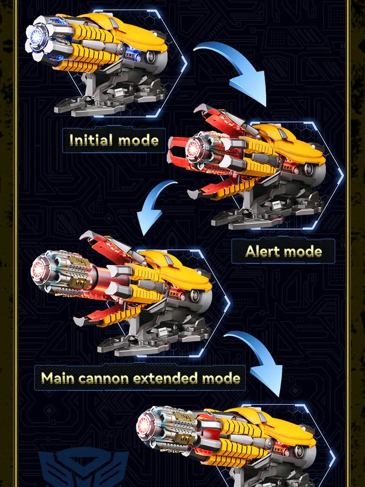 Killerbody Bumblebee Blaster Wearable Hand Cannon toy English voice control transformable wearable by real people Limited Edition