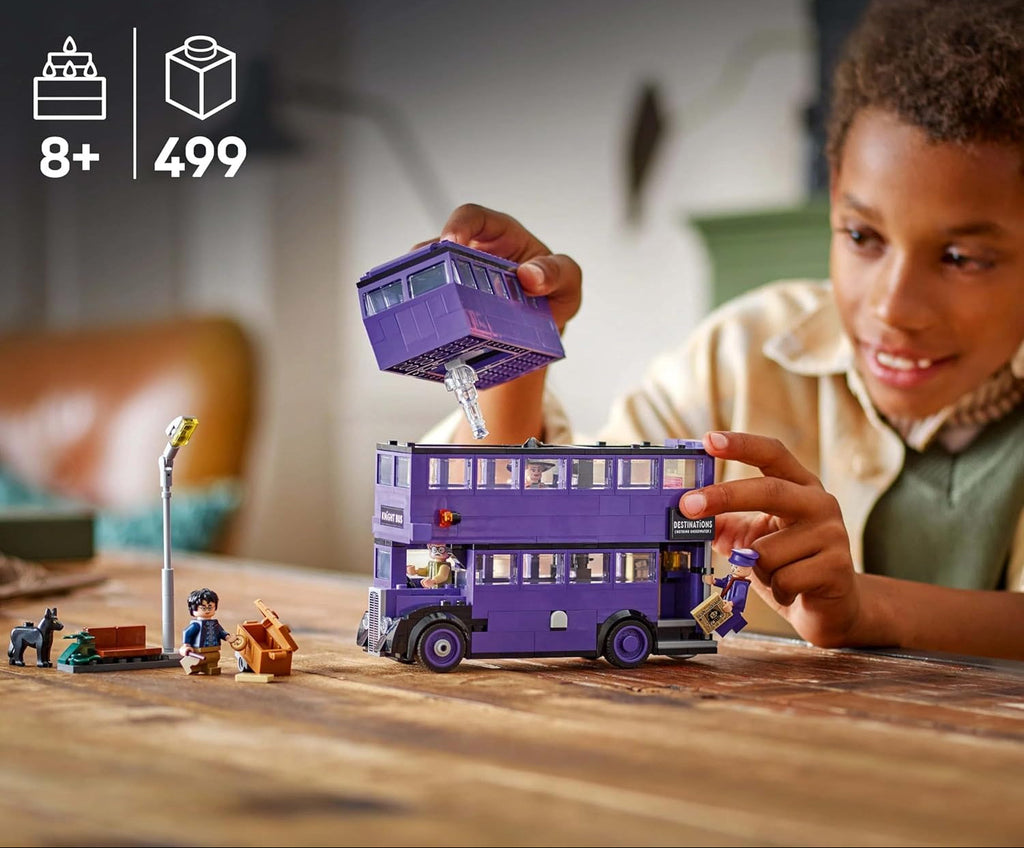 Harry Potter Knight Bus Adventure, Magic Vehicle Building Blocks Set Toy (Boxed)