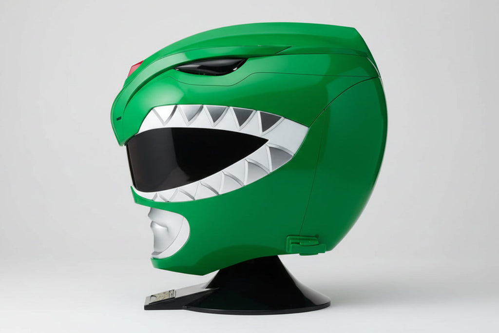 Power Rangers Mighty Morphin Ranger Helmet Role Play Collectible, Green Ranger Helmet