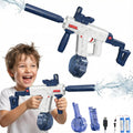 VECTOR WATER GUN - Electric Water Spray Vector with Dual Rechargeable Battery with Long Shooting Range, 434CC + 58CC Automatic Water Sprayer with Large Capacity (Random Colour)