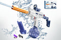Uzi Electric Automatic Powerful Water Gun with 30-35Ft Range - 500CC+60CC Large Capacity Rechargeable | High Pressure Mechanism for Kids Holi Party and Outdoor Water Fun (Random Colour)