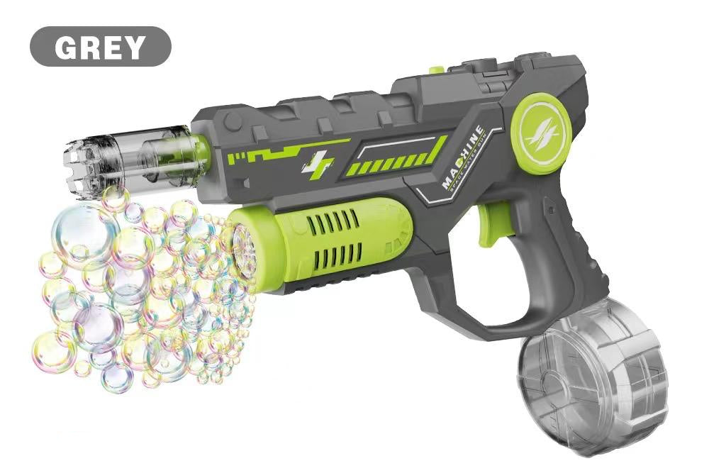 Dual-function Electric Continuous-fire Bubble Blowing Water Gun Long-range Spraying Bubble Blowing Water Gun