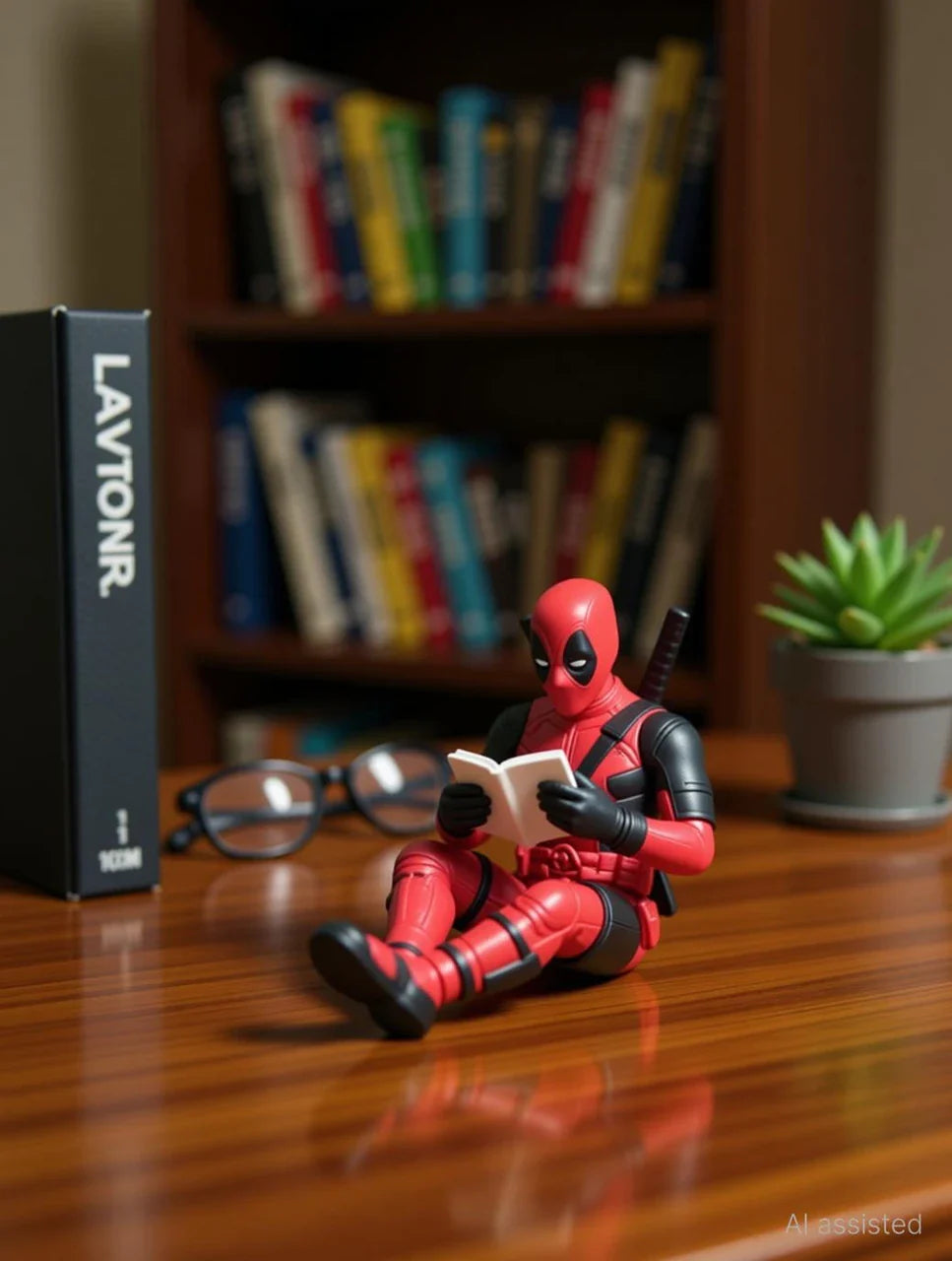 Deadpool Miniatures Car Decor Action Figure (3 Pcs Set)
