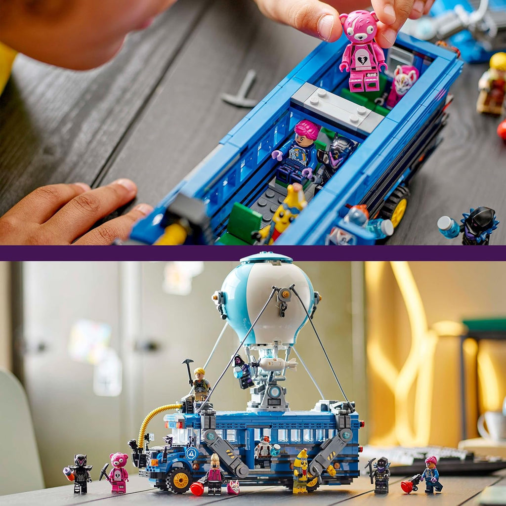 Fortnite Battle Bus Compatible with Building Block Set (Boxed)