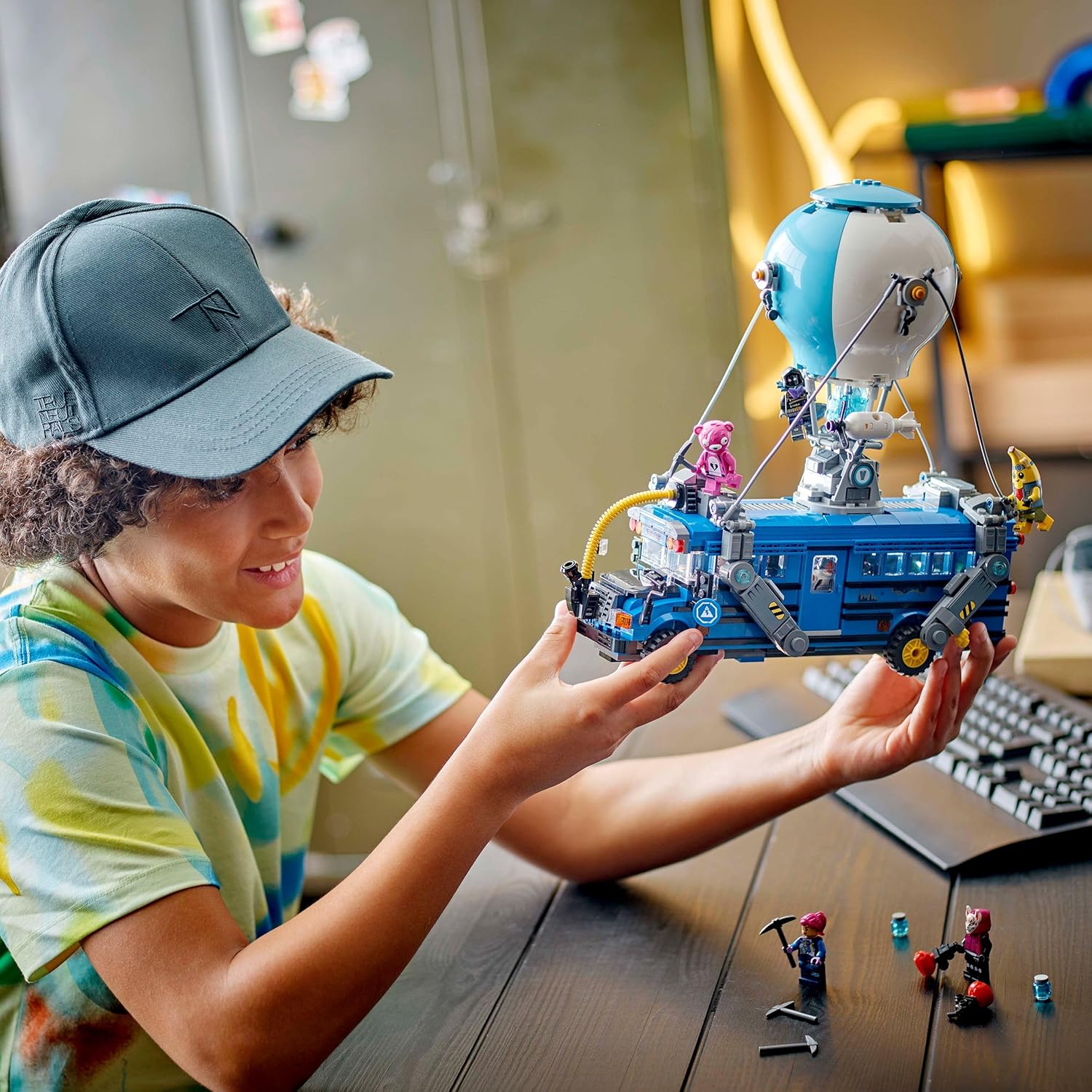 Fortnite Battle Bus Compatible with Building Block Set (Boxed)