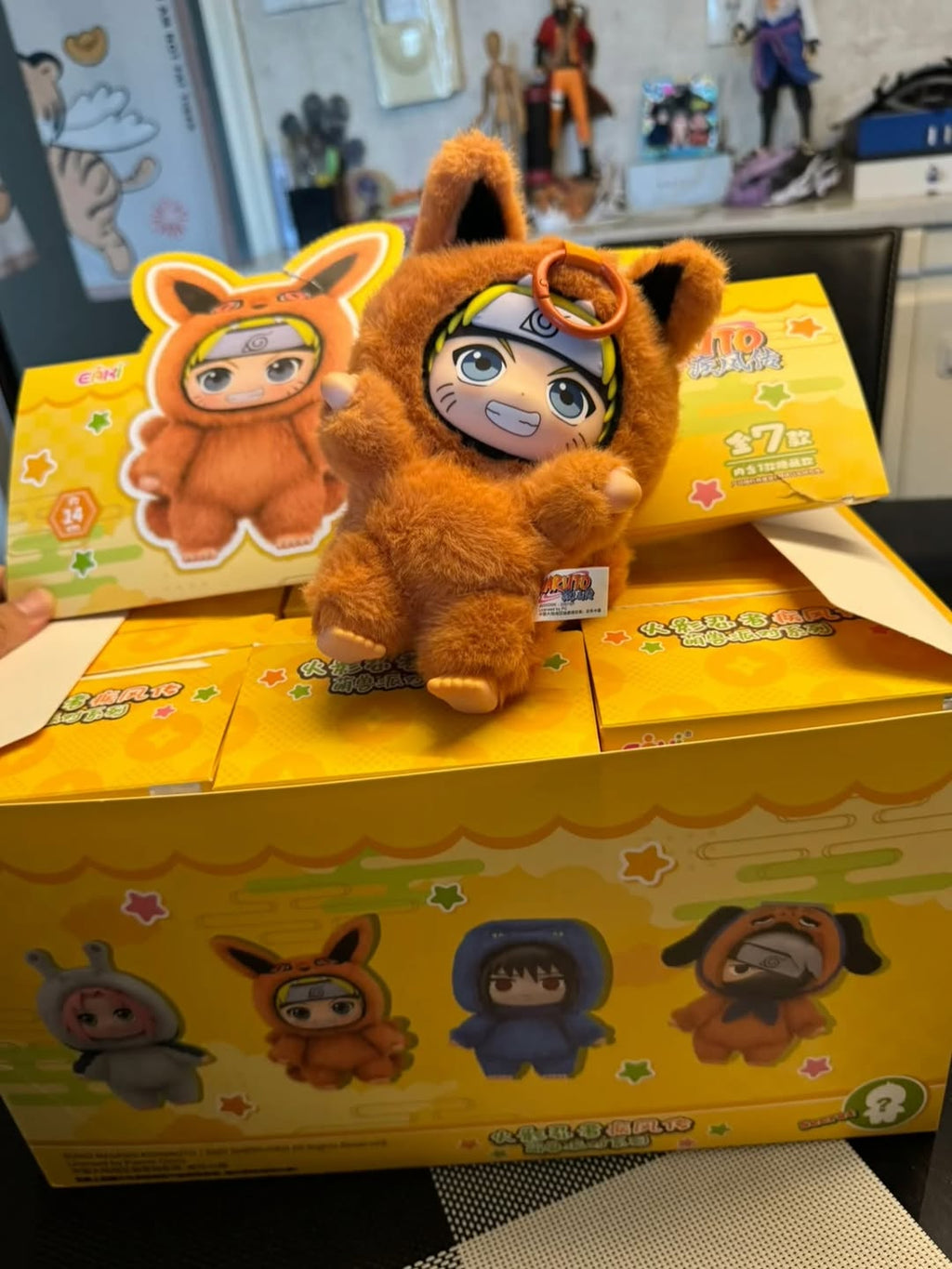 Naruto Beast Party Plush Blind Box Labubu