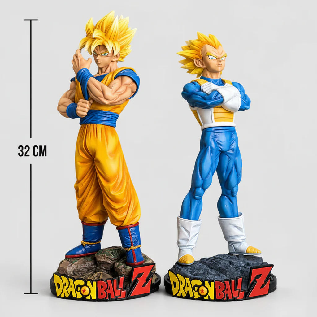 Dragon Ball Z Goku & Vegeta Super Saiyan Figures Set – 33 CM