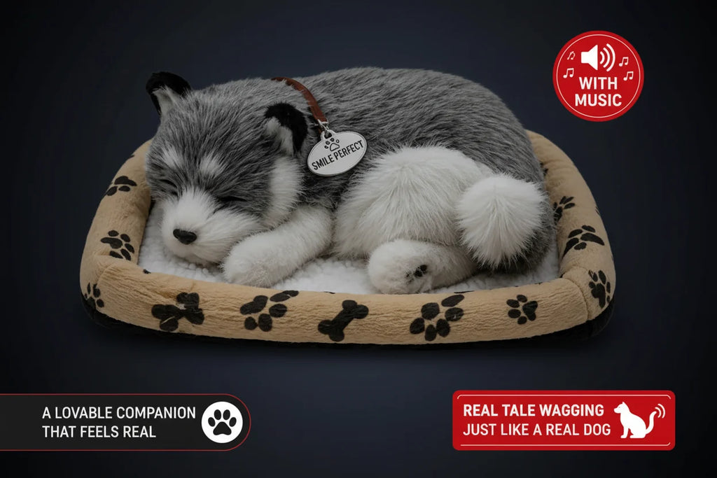 Cute Dog with realistic waving tale & Sound