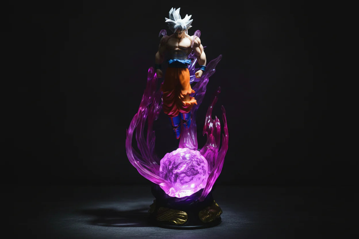 Dragon Ball Super Son Goku Ultra Instinct with Light Action Figure 25cm