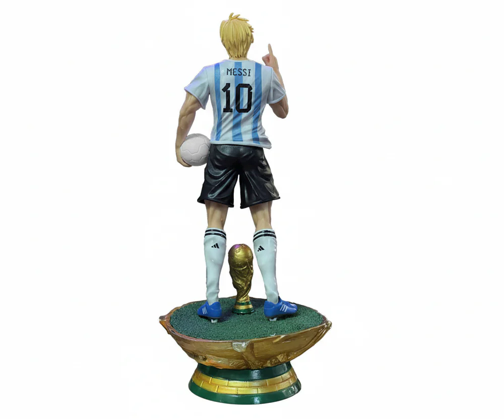Messi Sanji x with Trophy Cosplay Soccer Star Figure 36cm (Blister+Box)