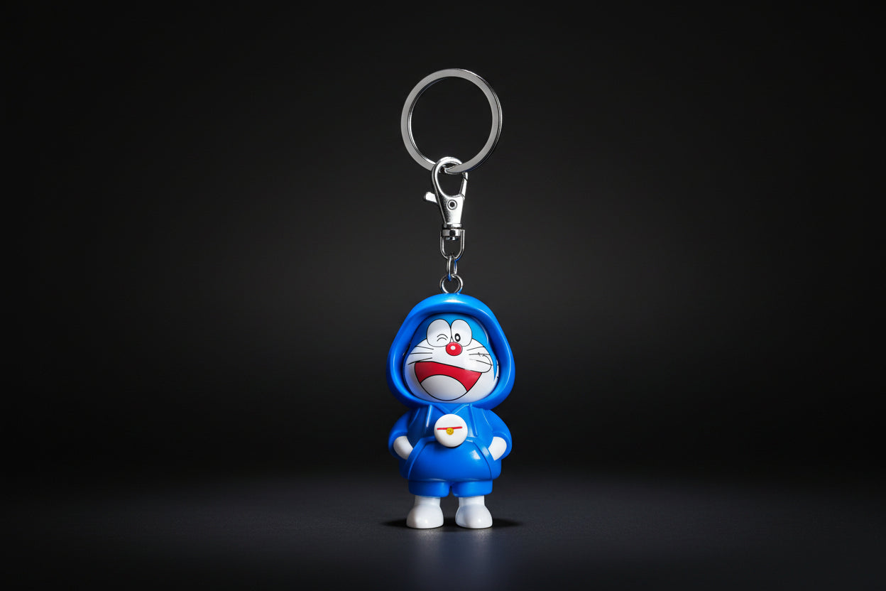 Doraemon Super Cute Face Changing Keychain Pack of 3