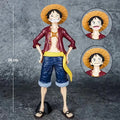One Piece Luffy Standing Action Figure With Three Face size 26.5cm