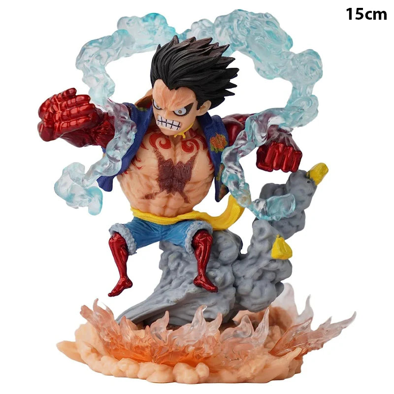 One Piece Monkey D Luffy Gear 4 Action Figure 15cm