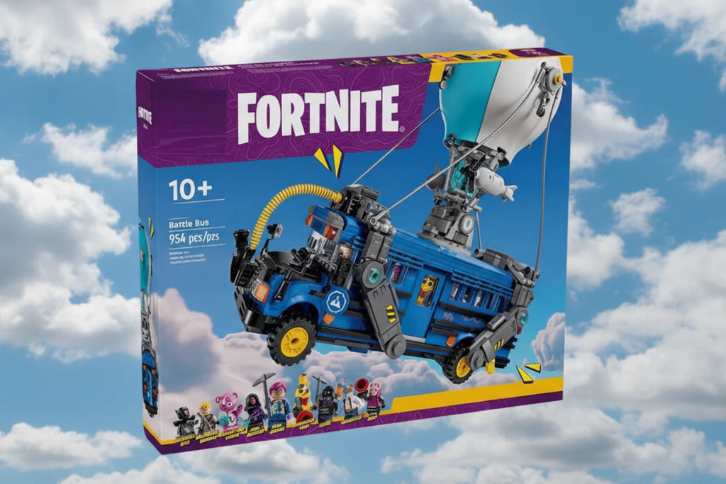 Fortnite Battle Bus Compatible with Building Block Set (Boxed)