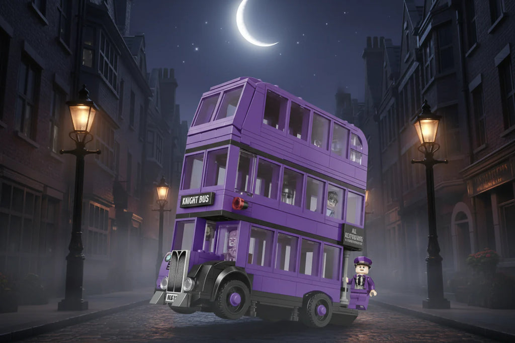 Harry Potter Knight Bus Adventure, Magic Vehicle Building Blocks Set Toy (Boxed)