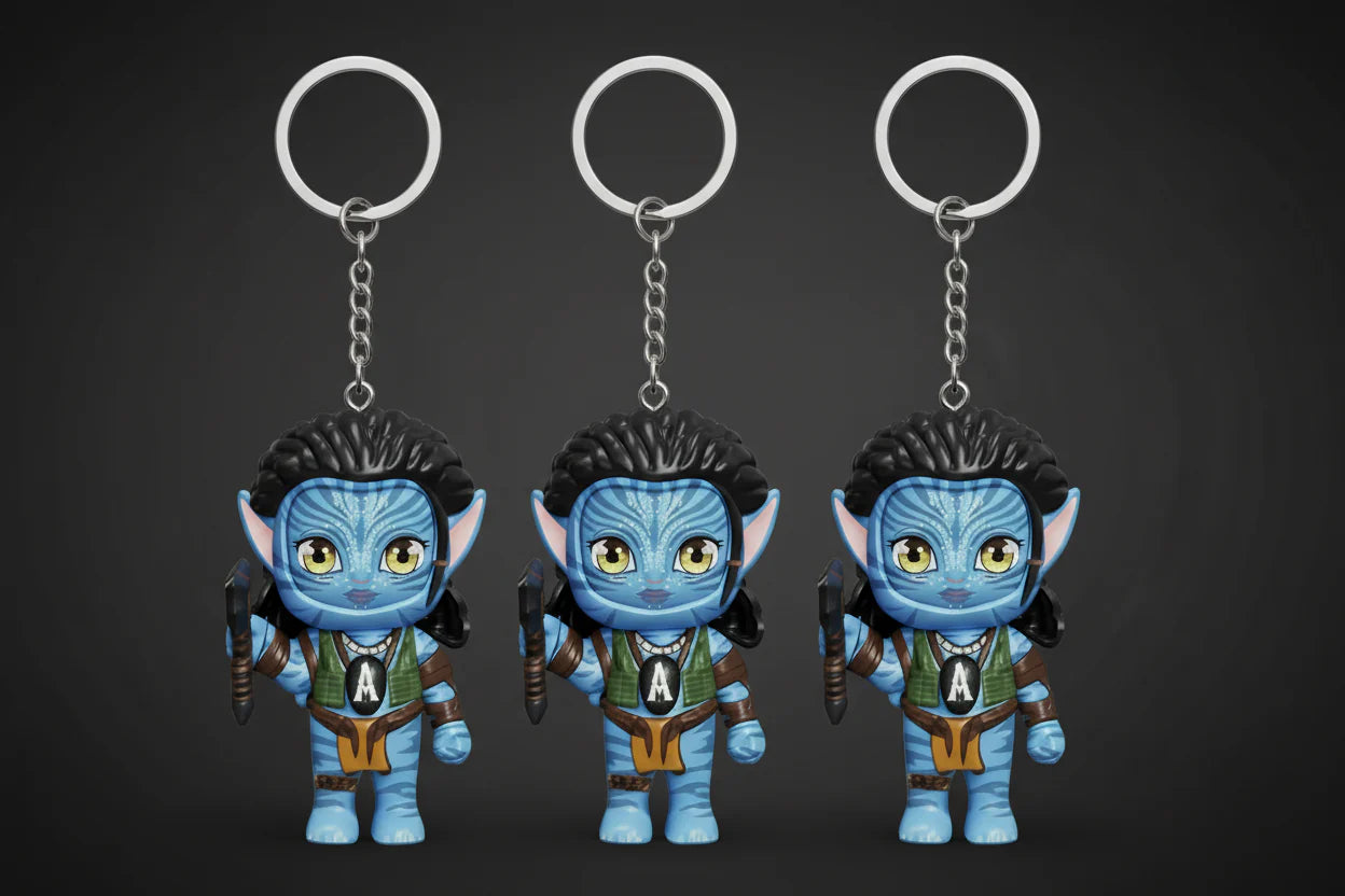 Avatar Face Changing Keychain Pack of 3
