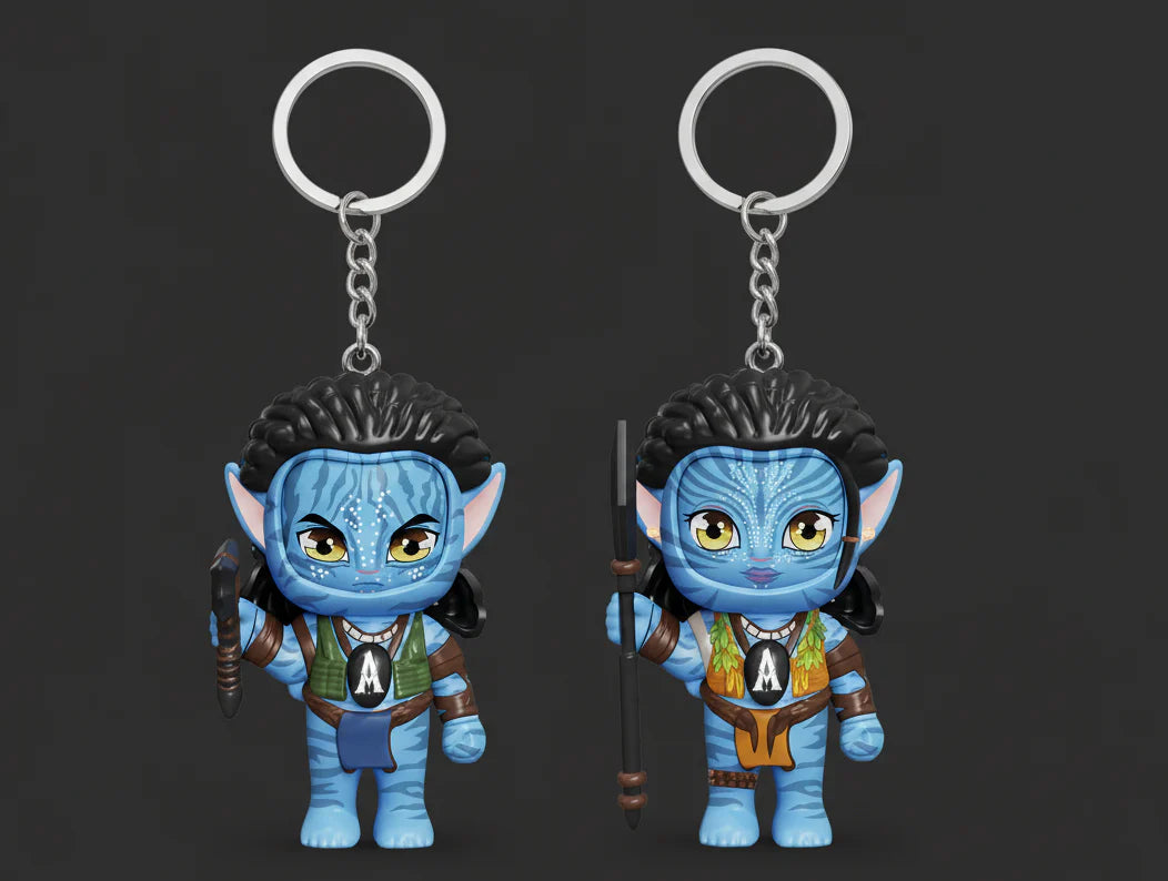 Avatar Face Changing Keychain Pack of 3