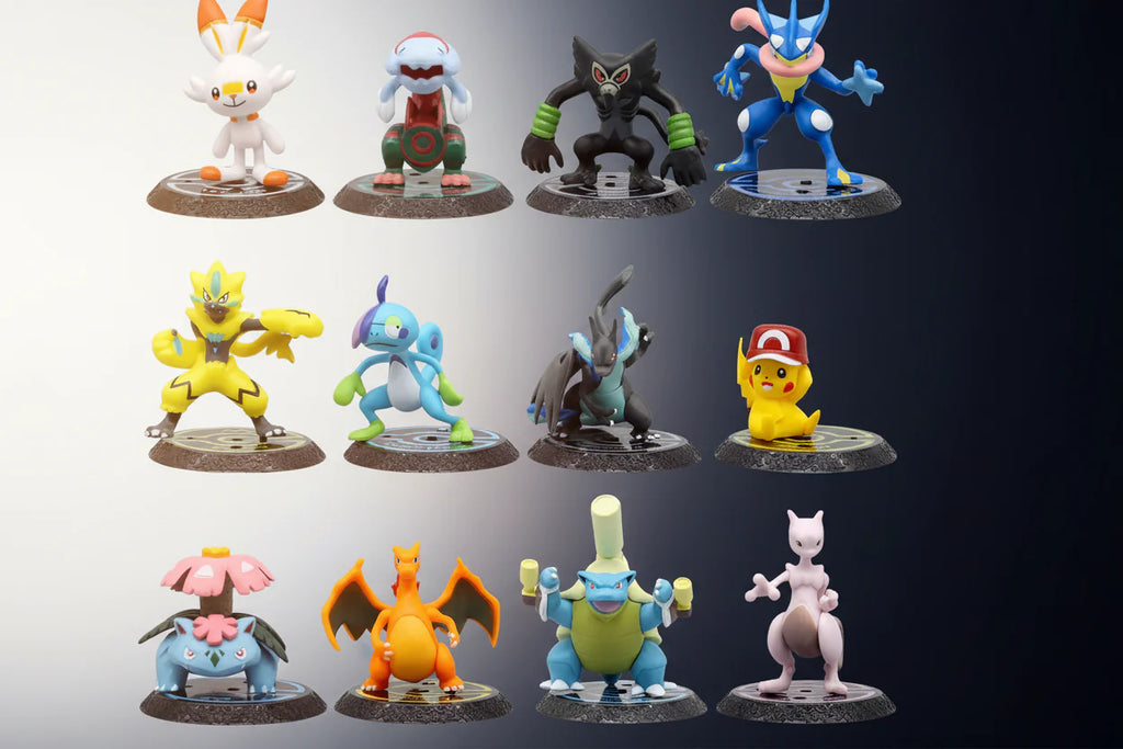 Pokémon Generation 1 Battle Collectible Figurines Set (12 Pcs)