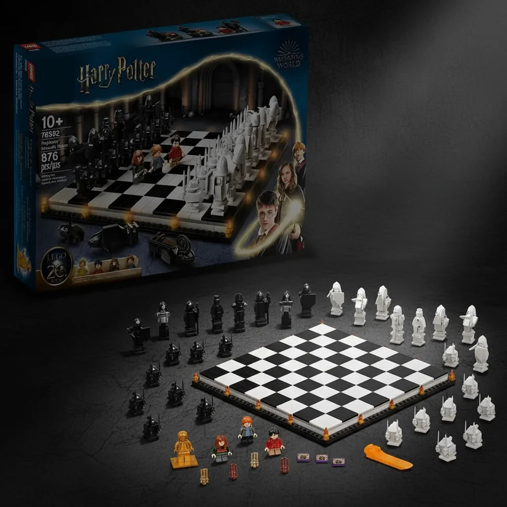 Harry Potter Hogwarts Wizard's Chess Building Block Set