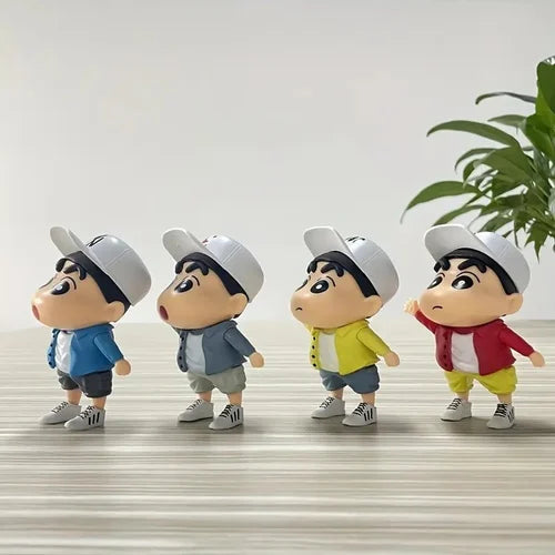 Shinchan 4pcs Miniature Figures Set - Action figure 10cm