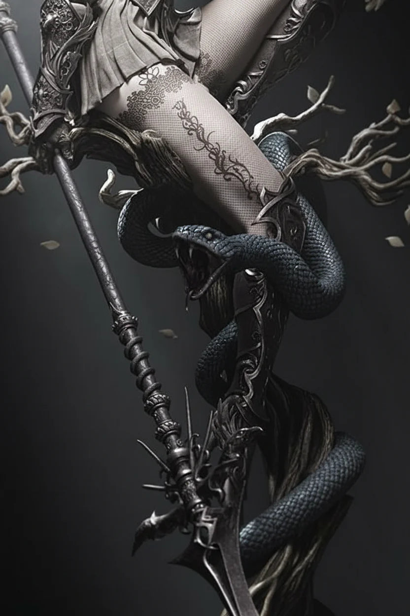 Lenora Queen of Crows Statue – 3D Printed Resin Collectible By Tibs 3D Studio