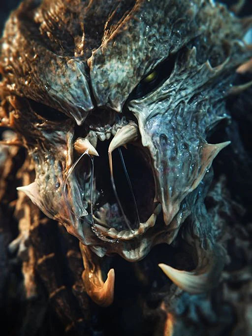 Predator King Statue – 3D Printed Resin Collectible By Tibs 3D Studio – Premium Edition