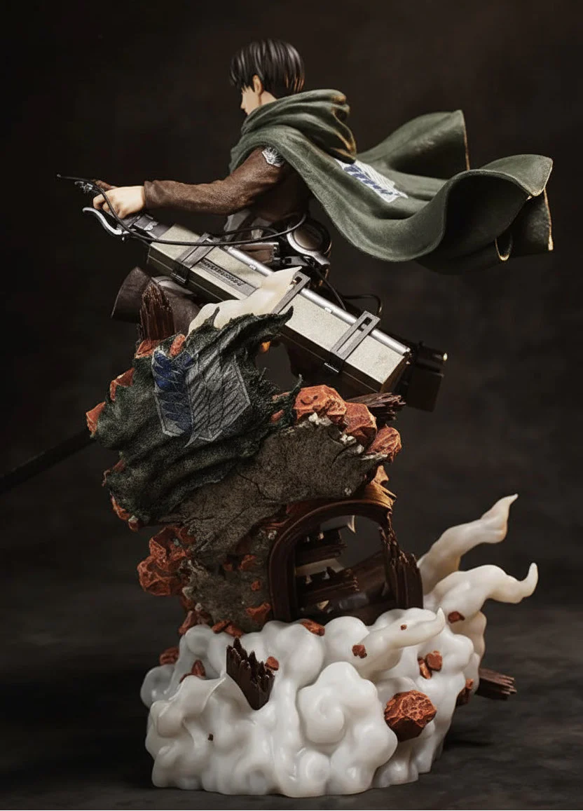 Levi Ackerman Statue – Attack on Titan 3D Printed Resin Collectible By Tibs 3D Studio