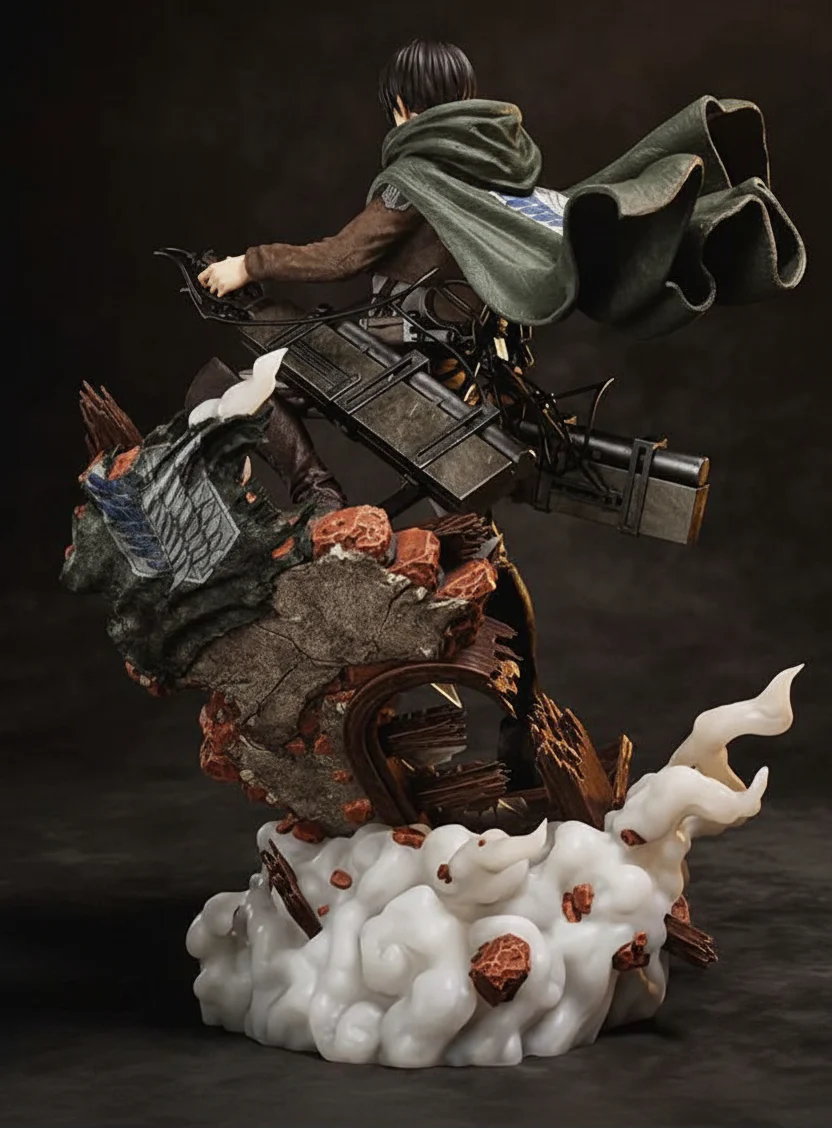 Levi Ackerman Statue – Attack on Titan 3D Printed Resin Collectible By Tibs 3D Studio