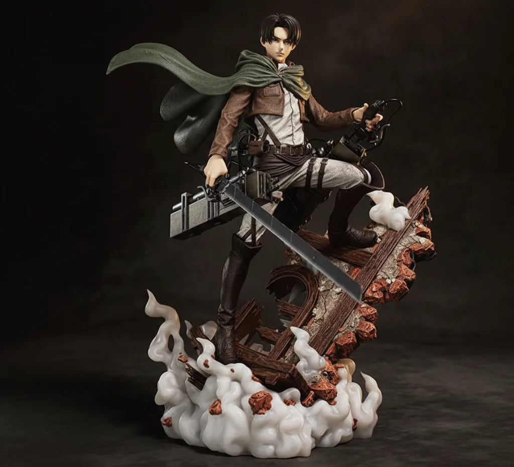 Levi Ackerman Statue – Attack on Titan 3D Printed Resin Collectible By Tibs 3D Studio