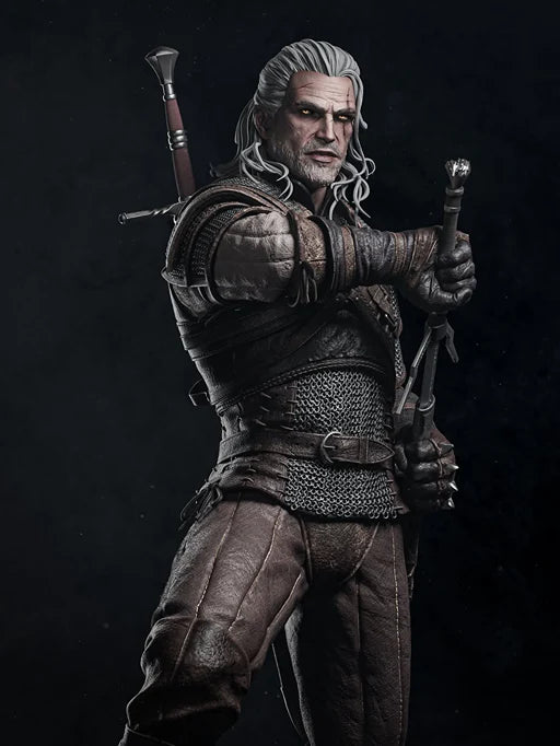 Geralt of Rivia The Witcher 1/6 Scale Resin Statue by Tibs 3D Studio – Premium Collector Edition