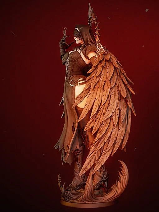 Corrupted Nun Dark Angel Statue – 3D Printed Resin Collectible By Tibs 3D Studio