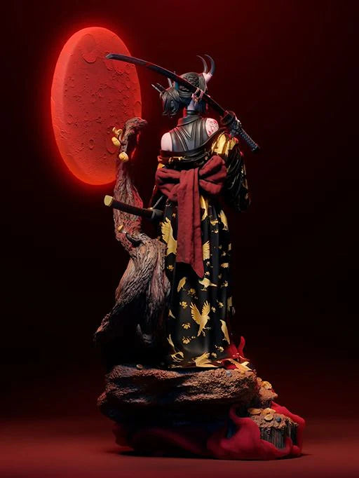 One Grace and Tear 3D Printed Resin Statue By Tibs 3D Studio – Premium Samurai Art Collector Edition