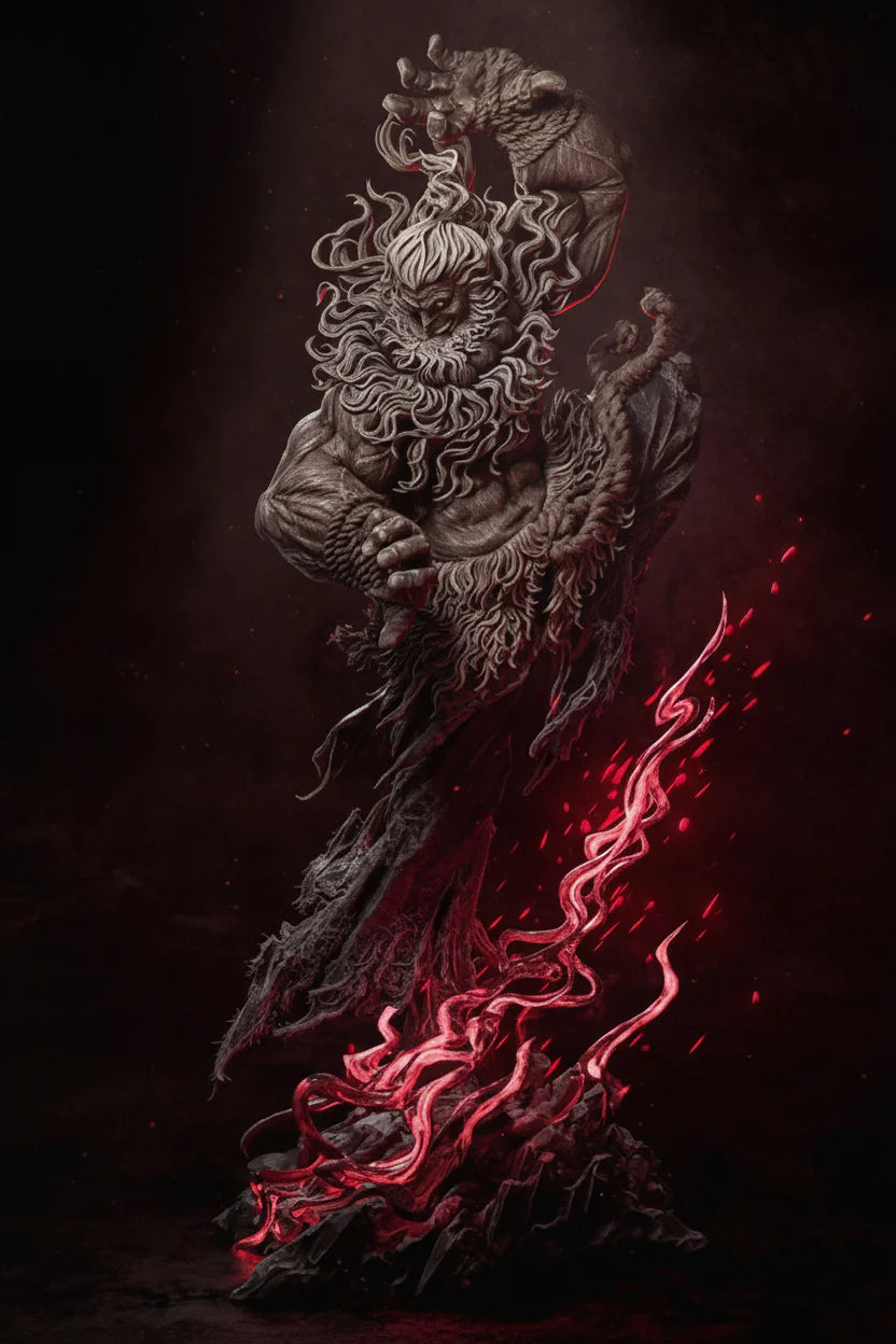 Akuma 3D Printed Resin Statue By Tibs 3D Studio – Dark Myth Collector Edition