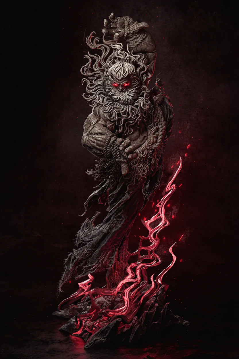 Akuma 3D Printed Resin Statue By Tibs 3D Studio – Dark Myth Collector Edition