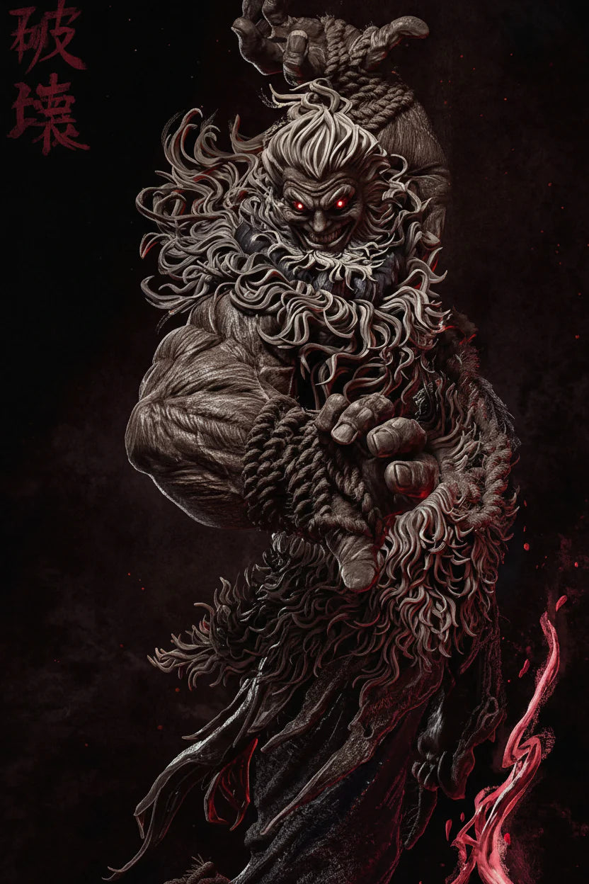 Akuma 3D Printed Resin Statue By Tibs 3D Studio – Dark Myth Collector Edition