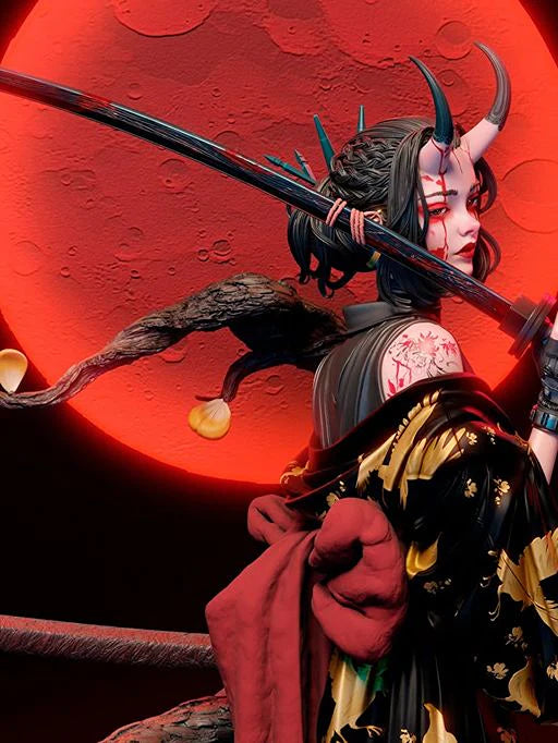 One Grace and Tear 3D Printed Resin Statue By Tibs 3D Studio – Premium Samurai Art Collector Edition