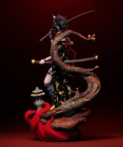 One Grace and Tear 3D Printed Resin Statue By Tibs 3D Studio – Premium Samurai Art Collector Edition